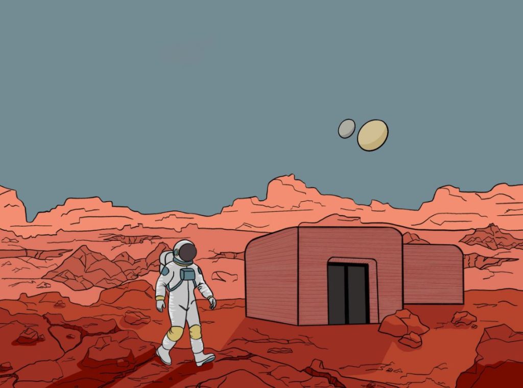 "آجرهای زنده"؛ ایده جدید دانشمندان برای ساخت خانه در مریخ!