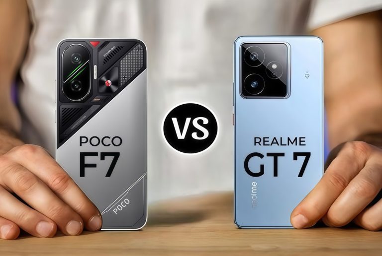 پوکو F7 یا ریلمی جی تی 7؛ کدام گوشی میان‌رده ارزش خریدن را دارد؟