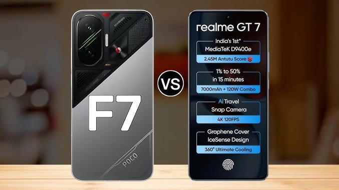پوکو F7 یا ریلمی جی تی 7؛ کدام گوشی میان‌رده ارزش خریدن را دارد؟