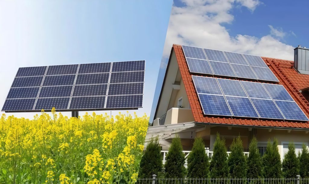 پنلهای خورشیدی زمینی یا پشتبامی: کدامیک برای شما مناسبتر است؟