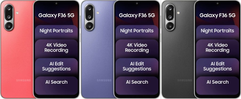 گلکسی F36 5G سامسونگ با شش بهروزرسانی سیستمعامل معرفی شد