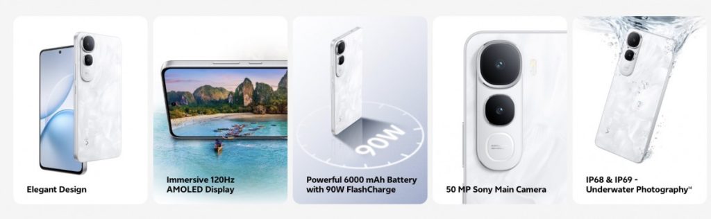 ویوو Y400 5G با اسنپدراگون 4 نسل 2 و شارژ 90 واتی معرفی شد