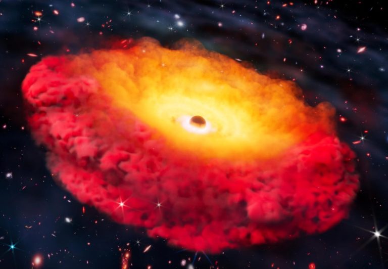 تلسکوپ وب قدیمیترین سیاهچاله را رصد کرد و رکوردهای کیهانی را شکست!