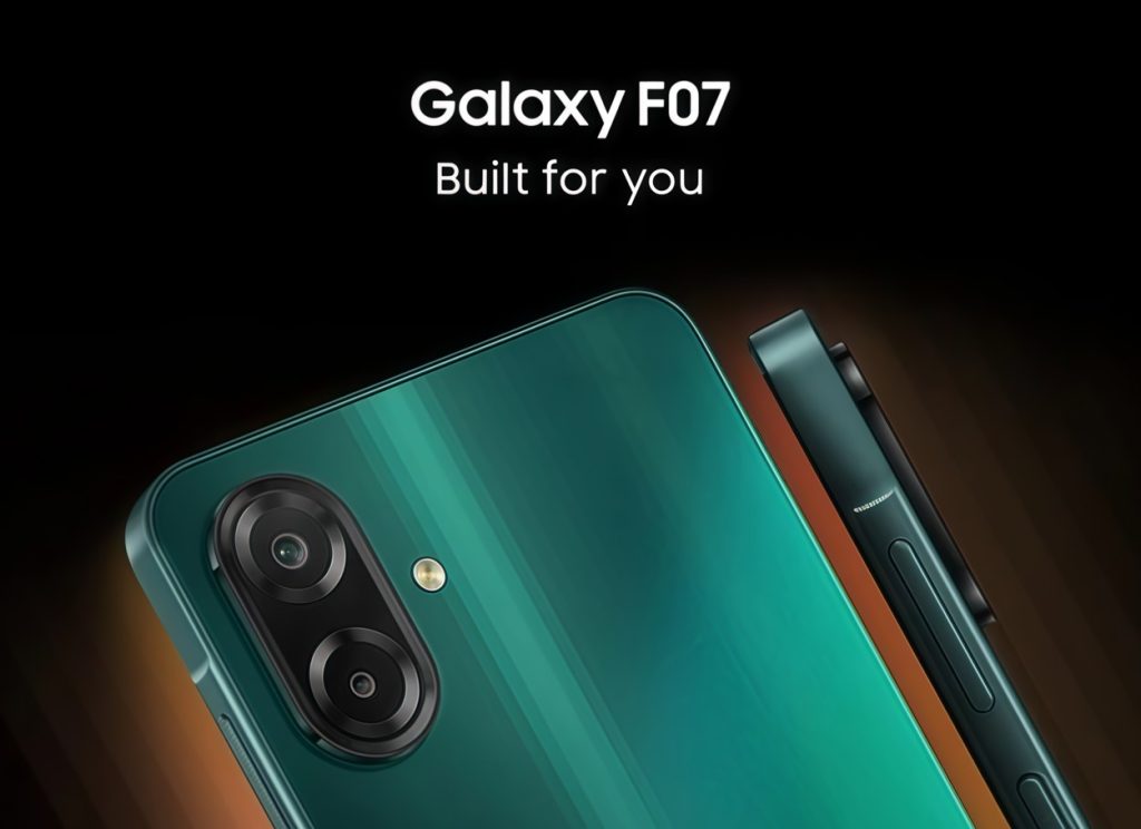 گلکسی F07 سامسونگ سرانجام به دوقلوهای خود، A07 و M07 ملحق شد