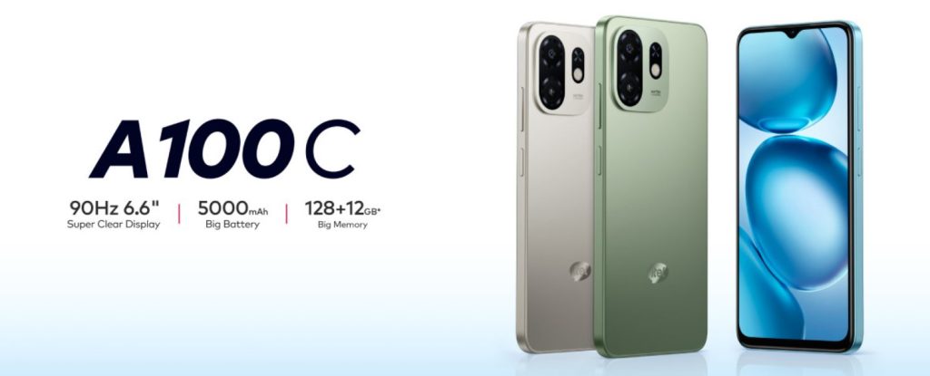 آیتل از گوشی هوشمند A100C با طراحی شبیه به وان‌پلاس ۱۵ رونمایی کرد