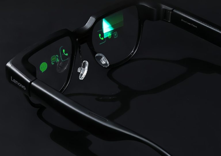 لنوو عینک هوش مصنوعی V1 را با قابلیت ترجمه زنده و حالت تلهپرامپتر معرفی کرد