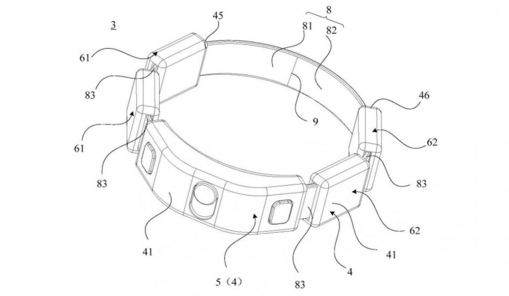 هواوی احتمالاً در حال کار بر روی عینکهای AR/VR با بند حلقهای هوشمند جداشدنی است!