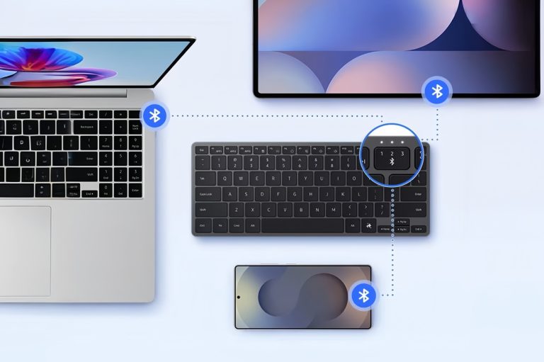 صفحه کلید هوشمند جدید سامسونگ با امکان اتصال به سه دستگاه از طریق بلوتوث و کلید DeX معرفی شد