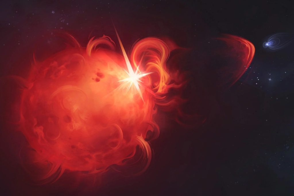 این کوتوله سرخ، فوران نابودگر سیاره‌ای را به فضا پرتاب کرد!