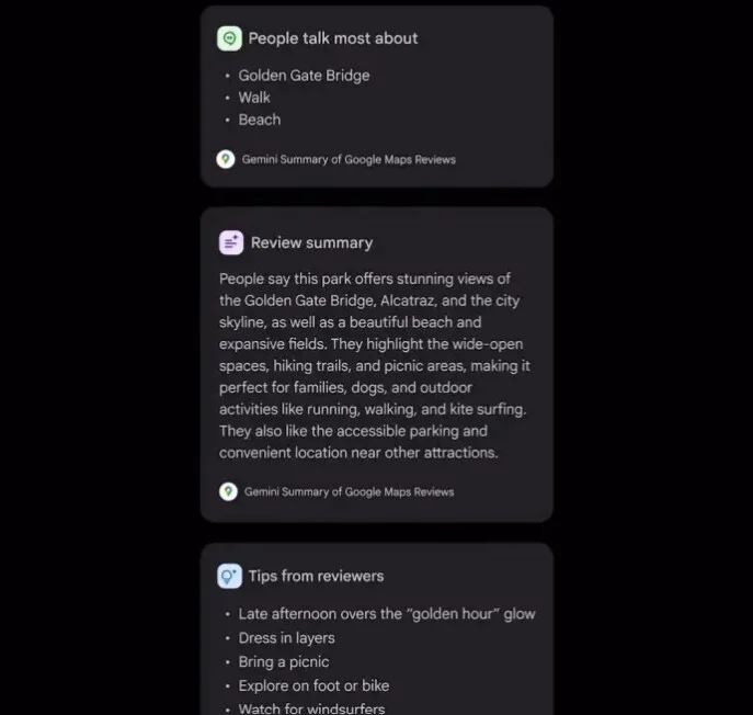 جمینای اکنون پاسخهایی بهبودیافته از گوگل مپ ارائه میدهد!