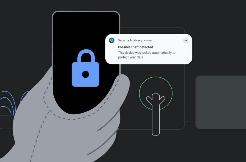 اندروید با "تأیید هویت" و "قفل از راه دور"، امنیت در برابر سرقت را تقویت می‌کند