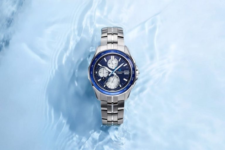 کاسیو از ساعت بلوتوثدار Oceanus OCW-S7000F-2A با موتور خورشیدی رونمایی کرد