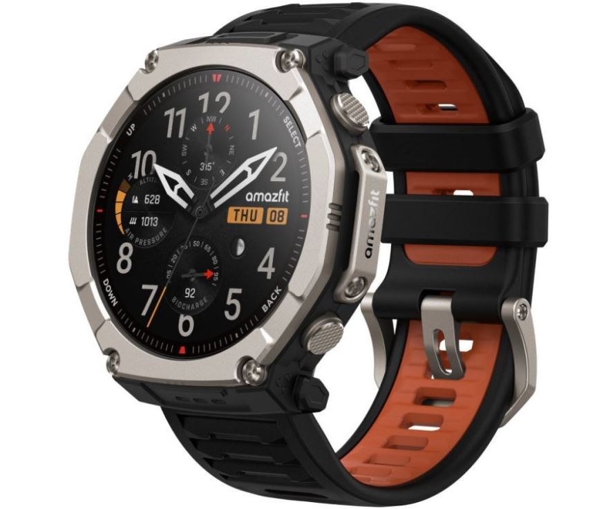 ساعت آمازفیت تی رکس اولترا ۲ معرفی شد؛ بدنه تیتانیوم گرید ۵، نمایشگر ۳۰۰۰ نیتی و باتری غول‌آسا!