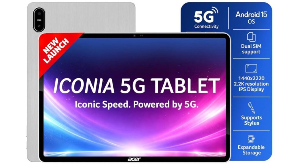 تبلت Iconia iM11 5G ایسر رسماً روانه بازار شد
