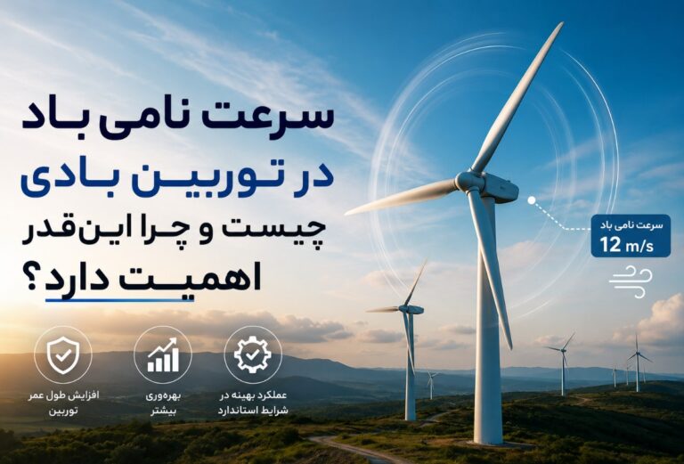 سرعت نامی باد در توربین بادی چیست و چرا این‌قدر اهمیت دارد؟