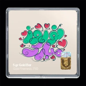 قیمت سکه گرمی طلا 18 عیار مدوپد مدل نوروز و سال نو کد SG11575