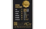 قیمت طلا گرمی 18 عیار سوت مدل Karim Benzema طرح کارت فوتبالی 2025 کد SO10063