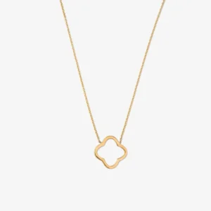 قیمت گردنبند طلا 18 عیار زنانه با زنجیر حلقه‌ای (فلامینگو) سایا گلد مدل ونکلیف wn1499