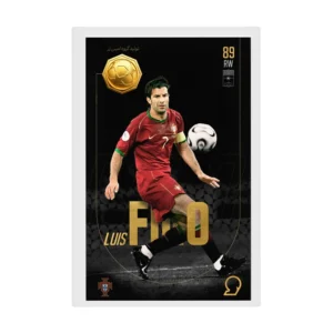 قیمت طلا گرمی 18 عیار سوت مدل Luis Figo طرح کارت فوتبالی 2025 کد SO10073