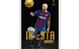 قیمت طلا گرمی 18 عیار سوت مدل Andres Iniesta طرح کارت فوتبالی 2025 کد SO10005