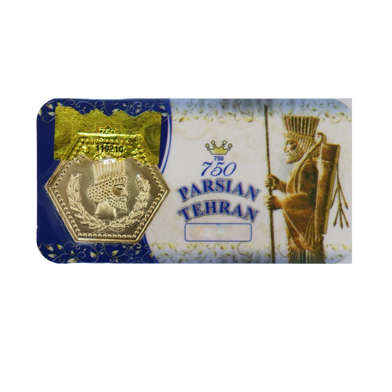 قیمت سکه گرمی طلا 18 عیار پارسیان تهران مدل HPT750