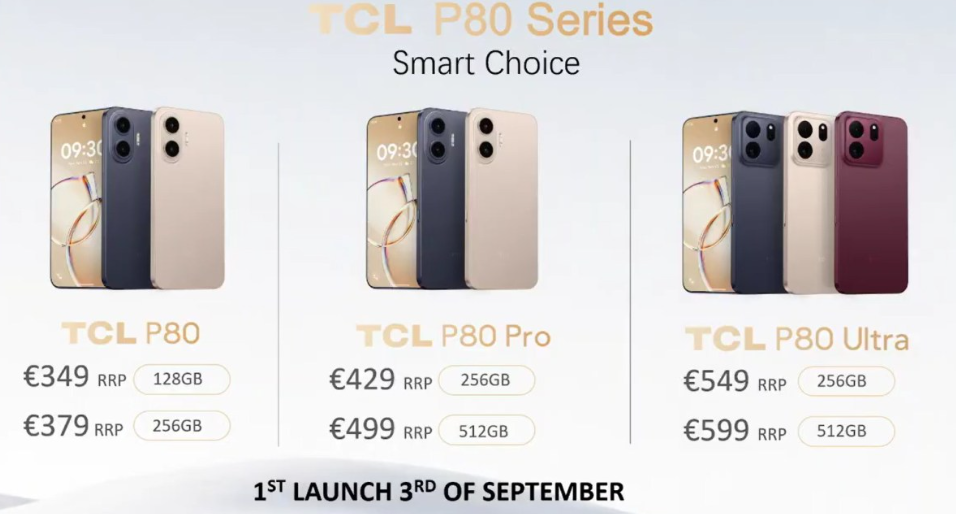 TCL P80 اولترا با نمایشگر OLED NxtPaper از راه رسید!