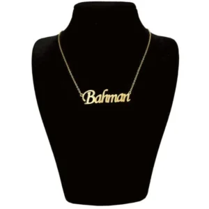 قیمت گردنبند طلا 18 عیار زنانه طرح بهمن کد UN0053