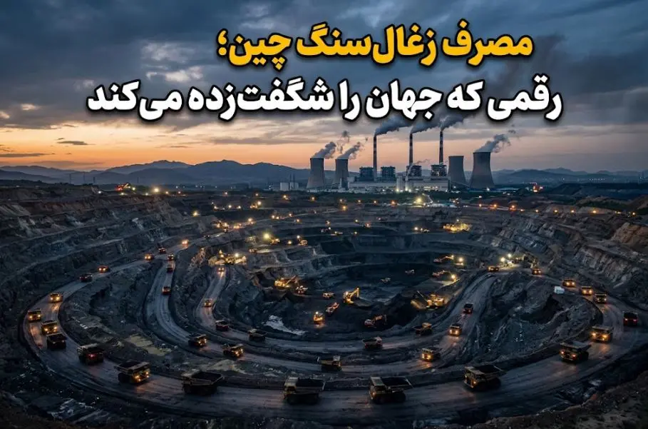 مصرف زغال‌سنگ چین؛ رقمی که جهان را شگفت‌زده می‌کند