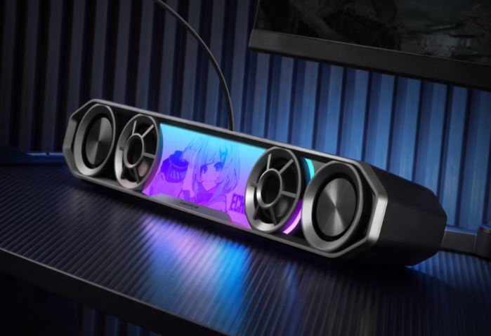 ساندبار گیمینگ ادیفایر با نورپردازی RGB و میکروفون جداشدنی معرفی شد