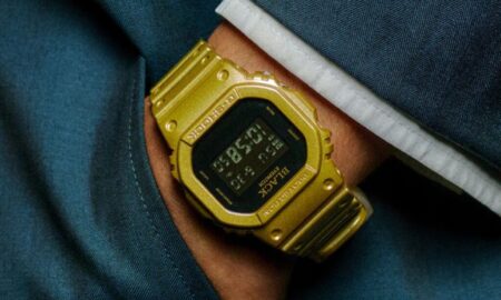 کاسیو ساعت G-Shock DW-5600 جدید با طراحی طلایی را معرفی کرد