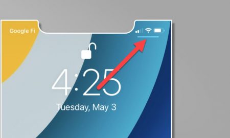 خط زیر نماد‌های باتری، وایفای و آنتن گوشی در صفحه قفل آیفون نشانگر چیست؟