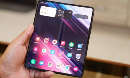 گلکسی زد فولد 5 طراحی جدید لولا را برای حذف چین خوردگی نمایشگر ارائه می‌دهد