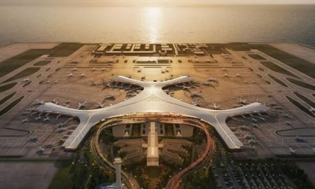 چین در حال ساخت بزرگ‌ترین فرودگاه جهان بر روی یک جزیره مصنوعی است!