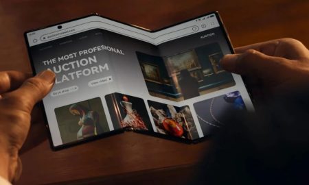 سامسونگ به‌طور رسمی اولین گوشی با نمایشگر سه‌گانه خود را تایید کرد!