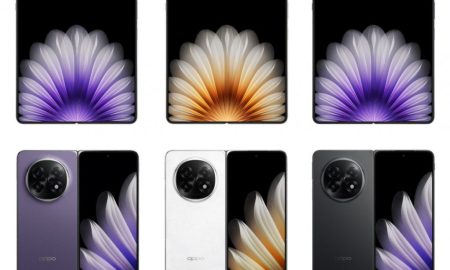 تصاویر رندر گوشی تاشو اوپو فایند N5 منتشر شد