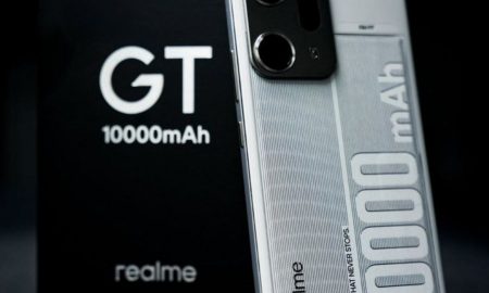 تصویر کانسپت گوشی ریلمی GT با باتری 10000 میلی‌آمپر ساعتی و طراحی باریک فاش شد!