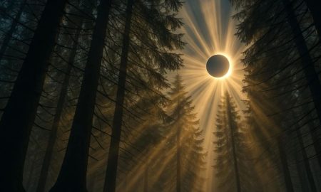 جنگل‌ها قبل از خورشیدگرفتگی "صحبت می‌کنند"؛ یک ارتباط الکتریکی مرموز میان درختان!