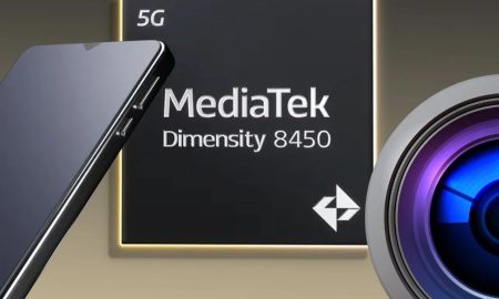 مدیاتک از تراشه دایمنسیتی 8450 با پشتیبانی از دوربین 320 مگاپیکسلی و هوش مصنوعی رونمایی کرد