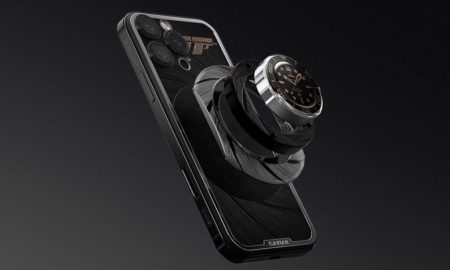 کاویار آیفون ۴۹۰۰۰ دلاری را با ساعت Omega Seamaster داخلی جیمز باند معرفی کرد!