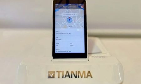 تیانما از اولین نمایشگر یکپارچه NFC جهان رونمایی کرد