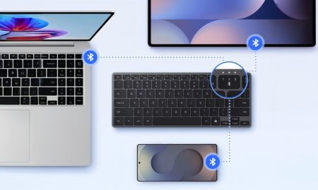 صفحه کلید هوشمند جدید سامسونگ با امکان اتصال به سه دستگاه از طریق بلوتوث و کلید DeX معرفی شد