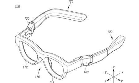 پتنت جدید سامسونگ، یک عینک هوشمند با مکانیزم پیشرفته لولا برای قرارگیری بهتر را نشان می‌دهد!
