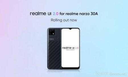 ریلمی Narzo 30A به‌روزرسانی پایدار Realme UI 2.0 مبتنی بر اندروید 11 را دریافت می‌کند