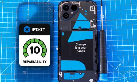 فیرفون 5 امتیاز تعمیر پذیری 10/10 را از آی‌فیکیست دریافت کرد!