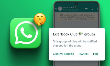 چگونه بدون اطلاع سایر اعضاء یک گروه واتساپی را ترک کنیم؟