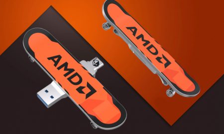 لنوو از فلش درایو USB 3.2 با نام تجاری AMD و طراحی اسکیت‌بردی رونمایی کرد
