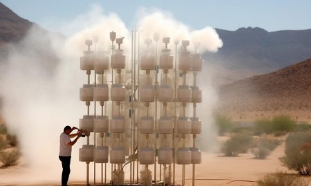 این فناوری خورشیدی پیشگامانه، هوا را به آب آشامیدنی تبدیل می‌کند!