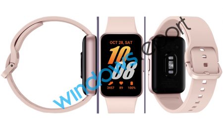 تصاویر رندر رسمی مچ بند هوشمند گلکسی فیت 3 سامسونگ منتشر شد