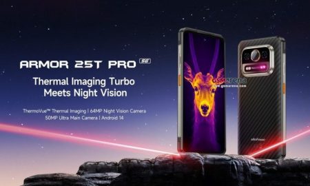 گوشی یولفون آرمور 25T پرو با دوربین حرارتی و باتری پرظرفیت در راه است