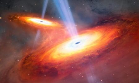 کشف کهن‌ترین جفت اختروش که در فاصله 900 میلیون سال از بیگ بنگ می‌درخشند!